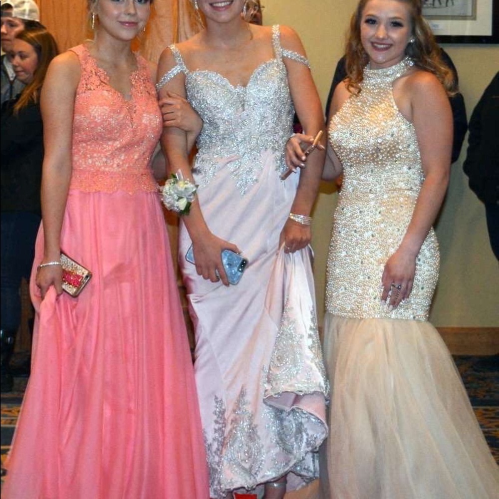 Mauve sparkle dress